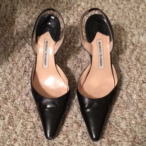 Manolo Blahnik sling backs